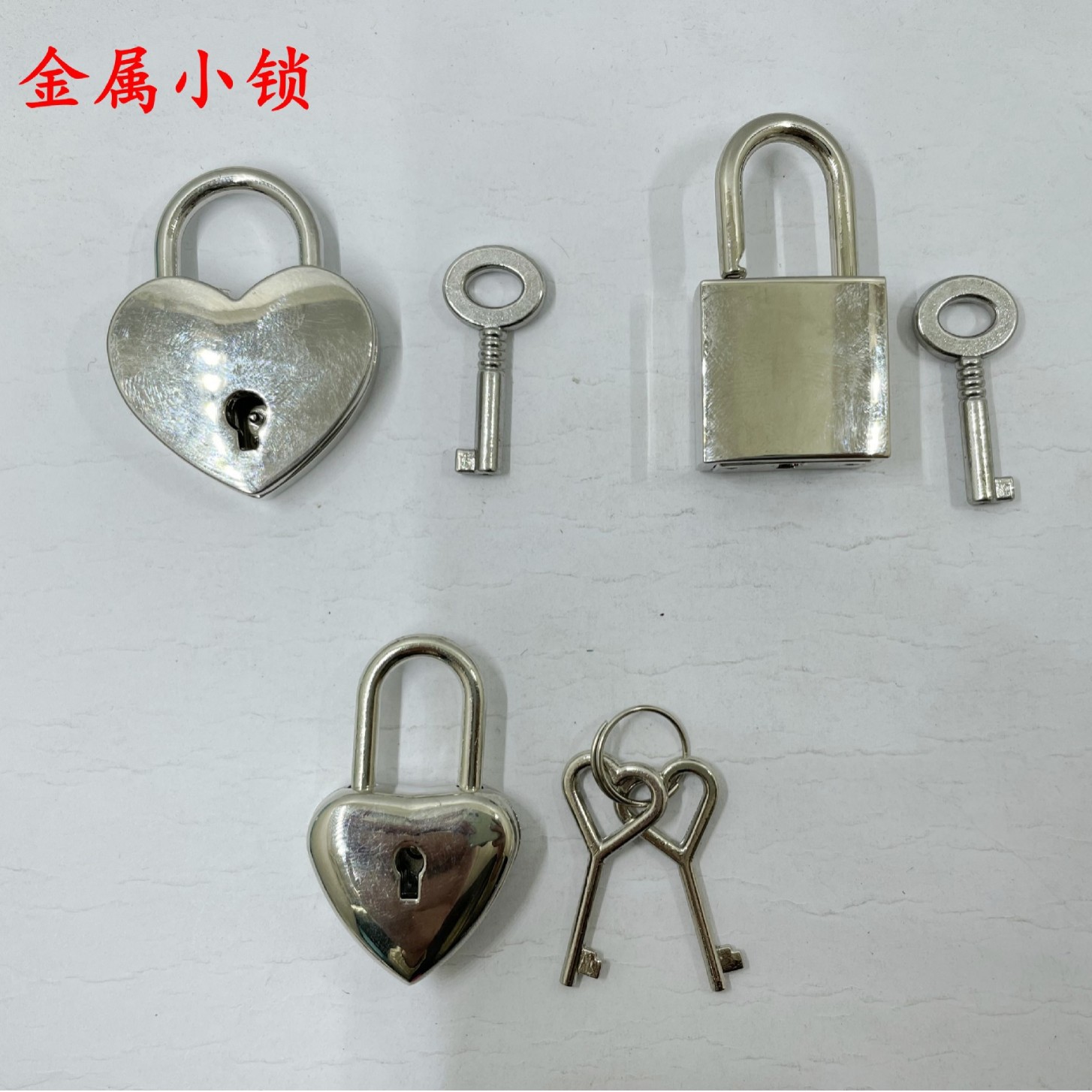 SOURCE supply metal stationery lock love lock alloy square lock gift box padlock notebook small lock quality assurance