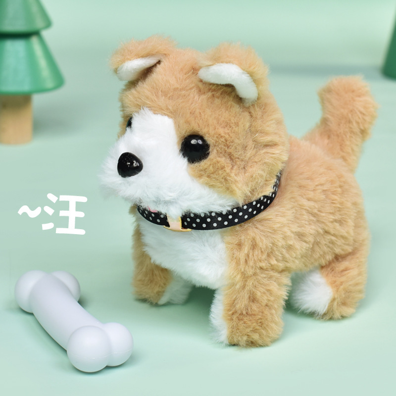 New children's electric Kitten cute small animal doll simulation Bunny plush toy factory in stock wholesale