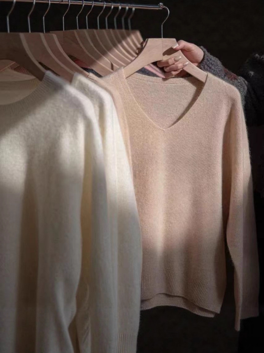 Австралийский тасманийский шерстяной свитер, щетинистый, фабрика Пуюань, вязаный свитер, женский, производитель