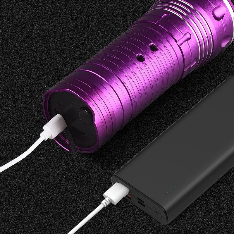 2024 New Night Fishing Light High Power Focusing Blue Light Fishing Special 10W Super Bright Long Life Wild Fishing Wholesale