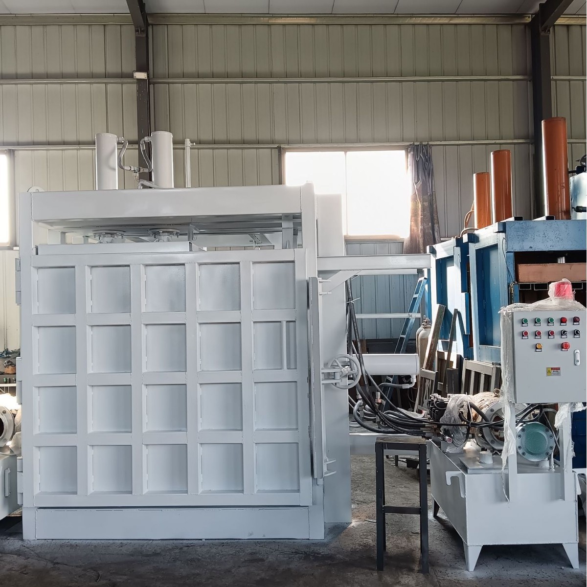 Hydraulic Pallet Compression Shaping Machine Bulk Material Pallet Shaping Machine Pallet Shaping Machine