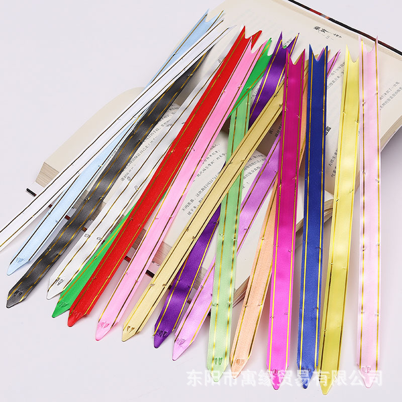 Free Shipping 18mm Small Trumpeter Flower Christmas Holiday Gift Packaging Phnom Penh Printed Bow Flower Ribbon