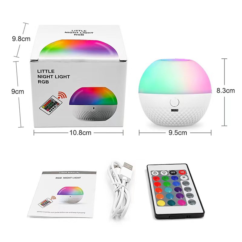 Cross-border New LED Magic Atmosphere Table Lamp Bedroom Holiday Creative Gift-giving Remote Touch Apple Night Light
