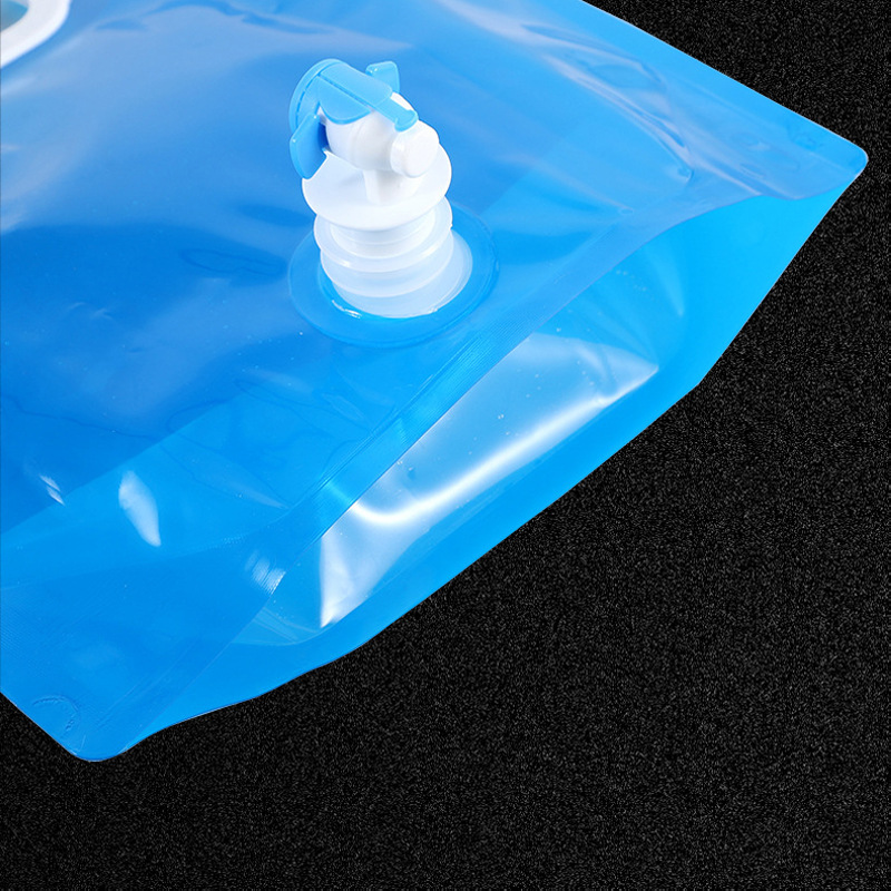 Faucet large capacity outdoor travel camping mountaineering portable portable folding water bag 5L-10L