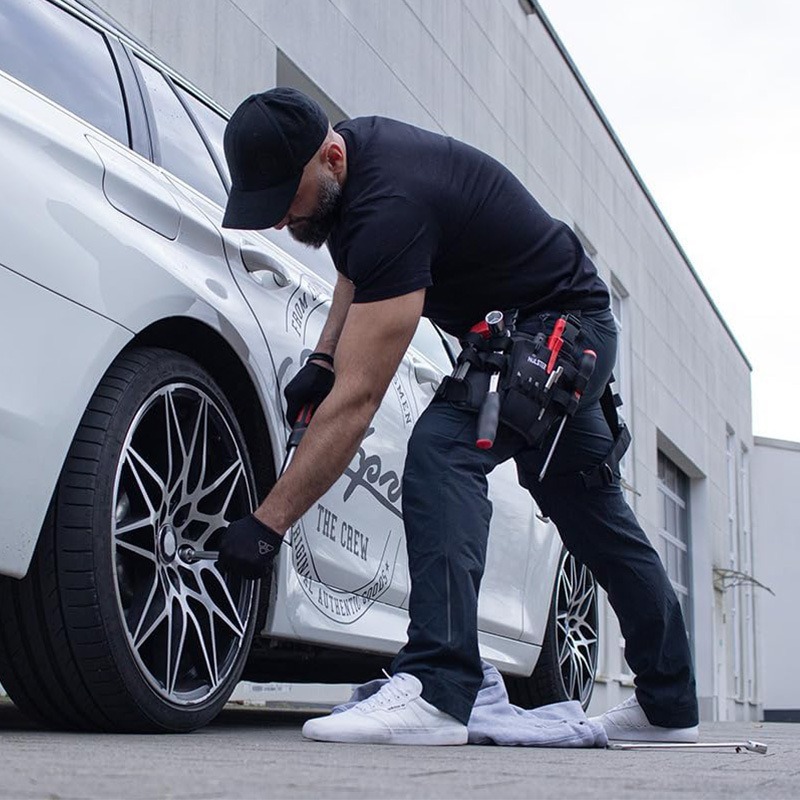 Cross-Border New Multifunctional Waist Bag Portable Tool Bag Oxford Cloth Repair Tool Bag Tools Bag Belt