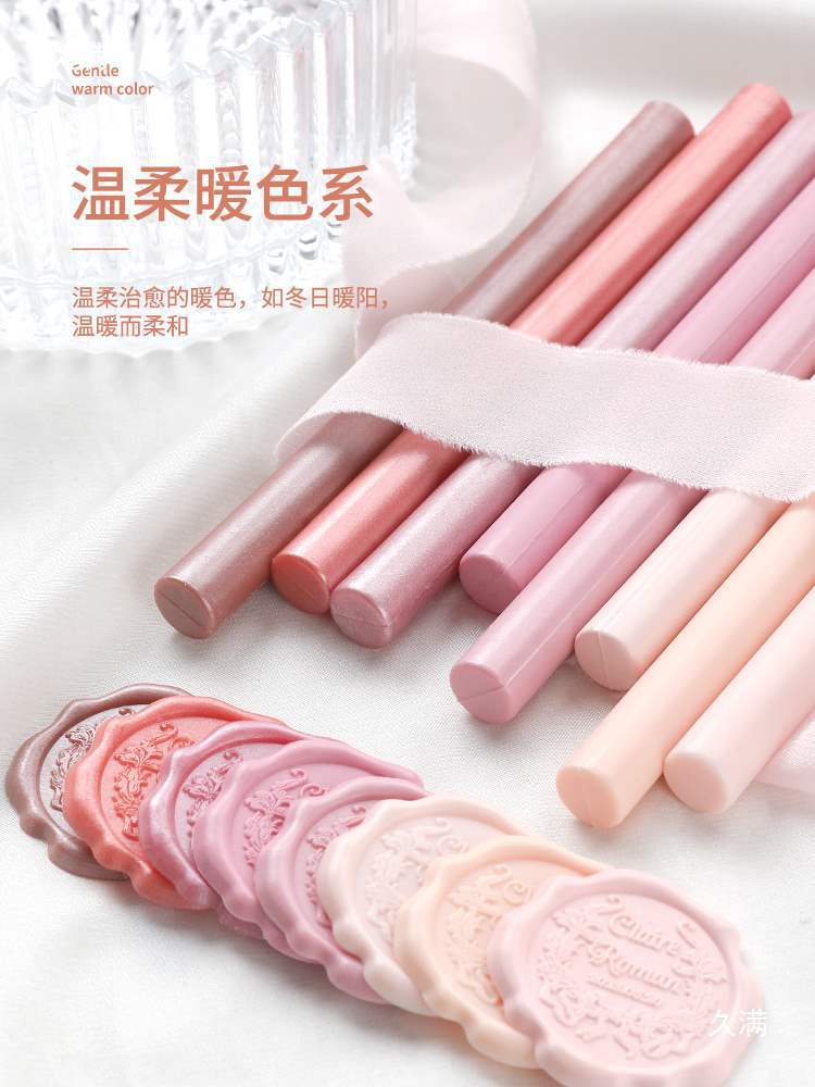 68-Color Vintage Sealing Wax, Bright Colors, Sealing Wax Stamp, Sealing Wax Round Wax Stick, Sealing Wax Gun