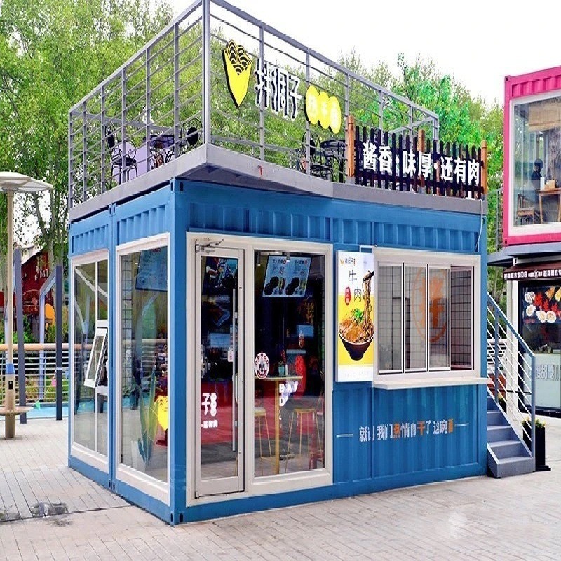 New Park Mobile Kiosk Night Market Stall Sales Kiosk Scenic Ticketing Kiosk Outdoor Milk Tea Coffee Shop Shop