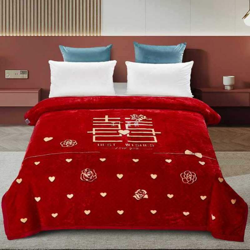 Плед с облаком счастья для свадьбы, утолщенный, зимний подарок