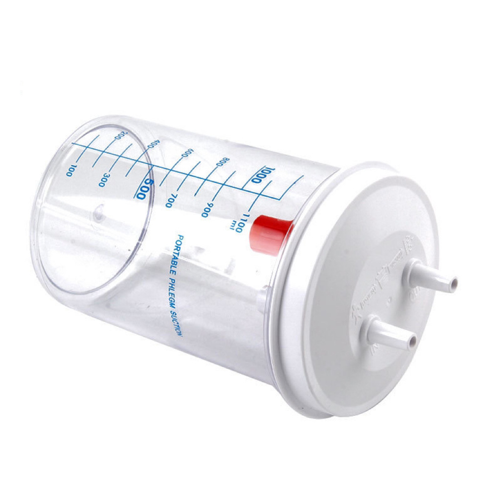 Electric Sputum Aspirator Suction Device Accessories Liquid Storage Bottle Sputum Cup Filter 1L Suction Bottle Can Aspirator Tube
