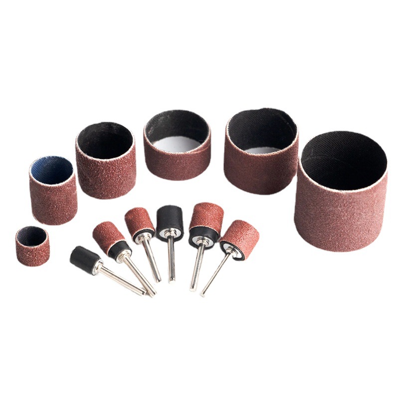 Industrial grinding sandpaper ring metal wood derusting jade walnut polishing sand ring paper polishing cloth ring