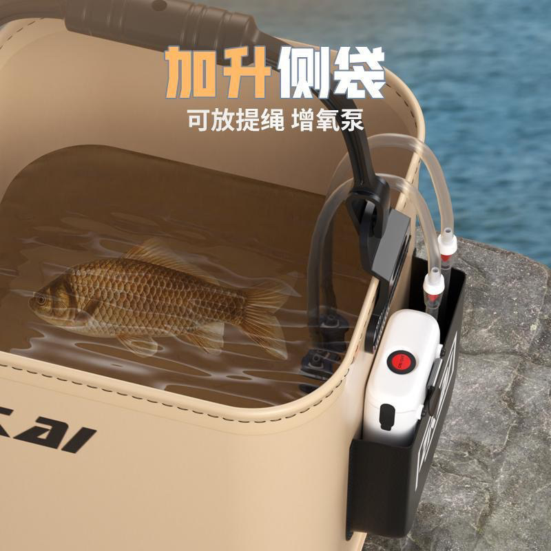 Fishing Bucket for Fishing, Foldable Portable Fish Protection Bucket, Outdoor Fish Box, Live Fish Bucket, Popular Style, Free Shipping