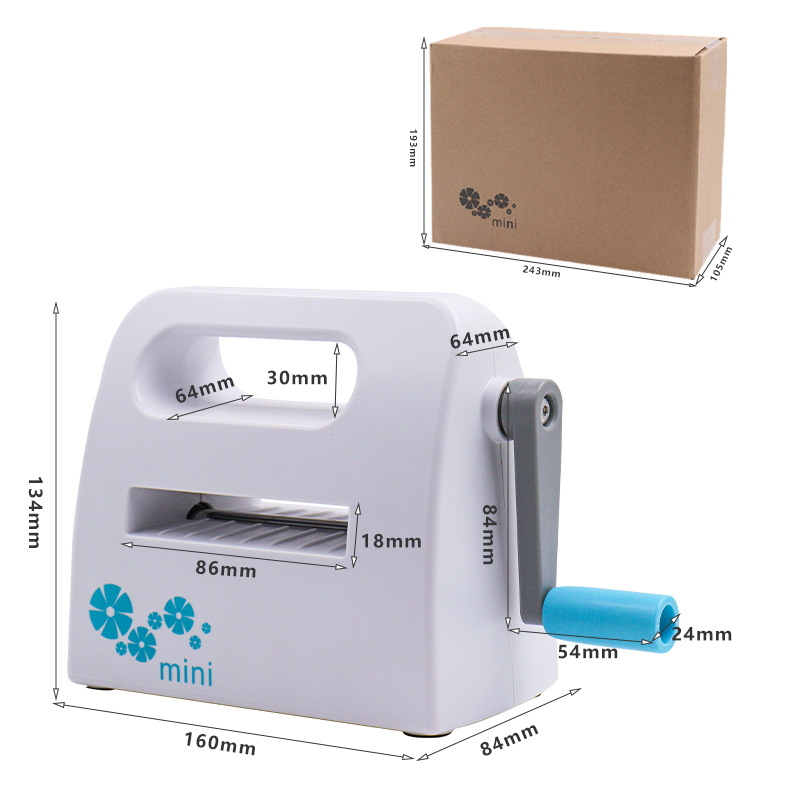 Hand-Cranked Foldable Embossing Machine DIY Handmade Greeting Card Making Carbon Steel Knife Mold Embossing Paper Art Machine Manufacturer Wholesale