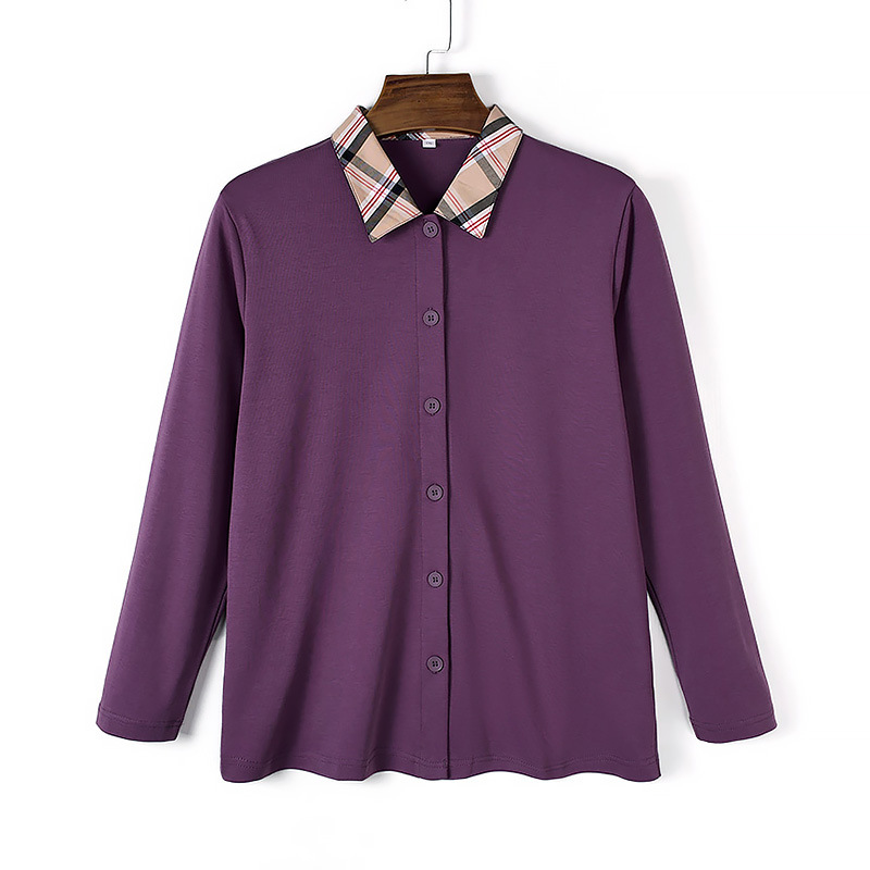 Women's Cardigan Autumn Coat, Pure Cotton, Elderly Autumn and Winter Thermal Wear, Cotton Base Layer, Grandma's Top, All-Cotton, New Autumn and Winter Style