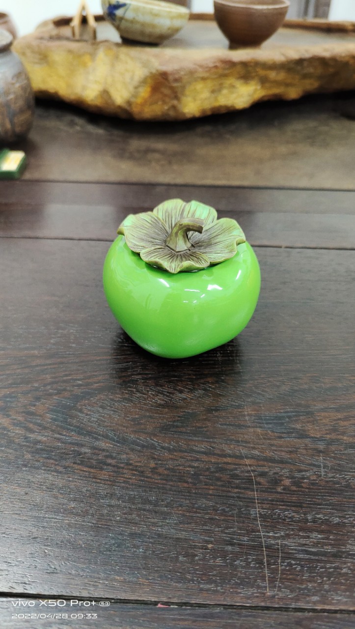 Качественный керамический горшок для хурмы маленький симуляционный фруктовый чайник конфетница свадебный подарок сопроводительный подарок кастомизация