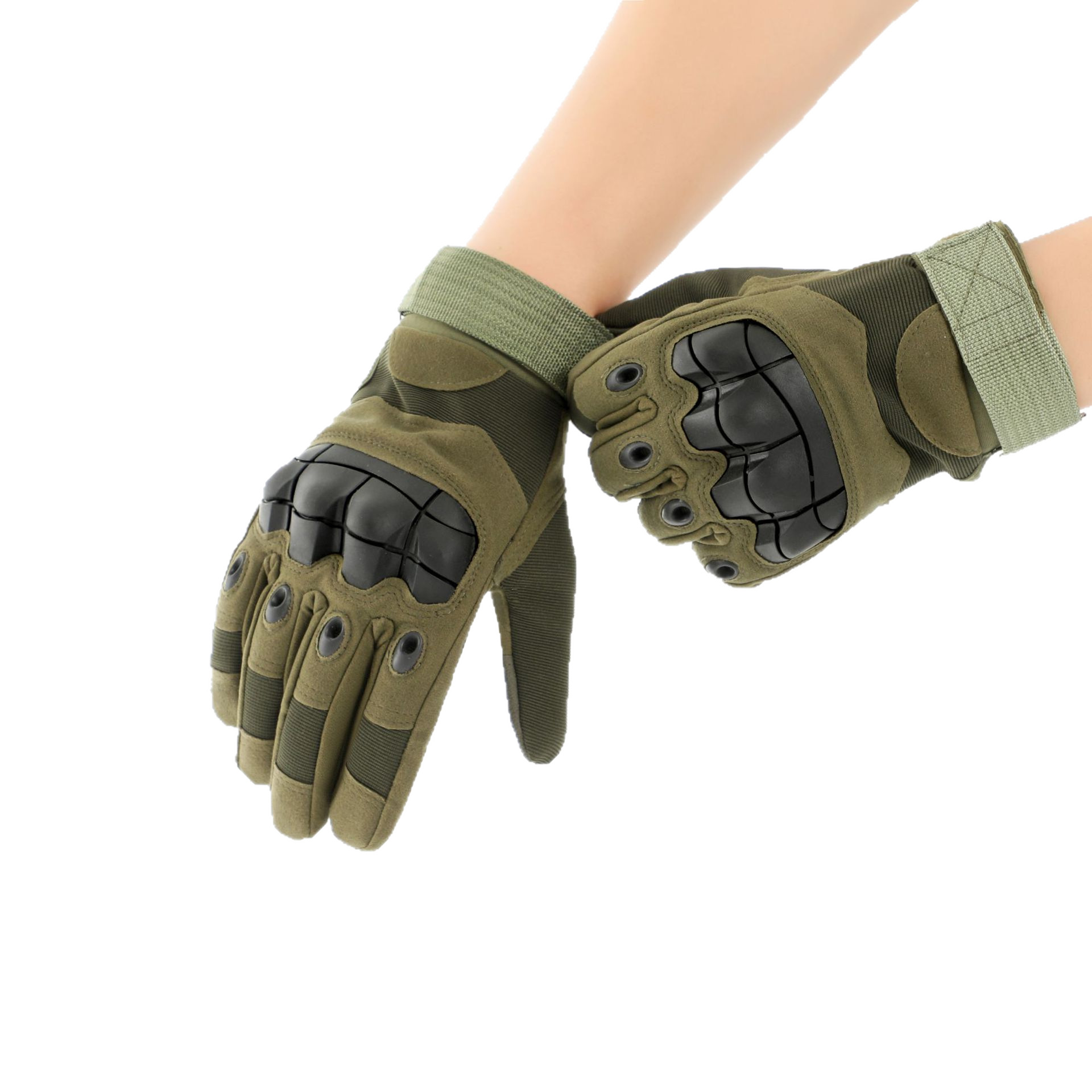 Tactical full finger gloves men's soft shell protective palm pad touch screen fighting training combat anti-slip military fans Amazon cross-border