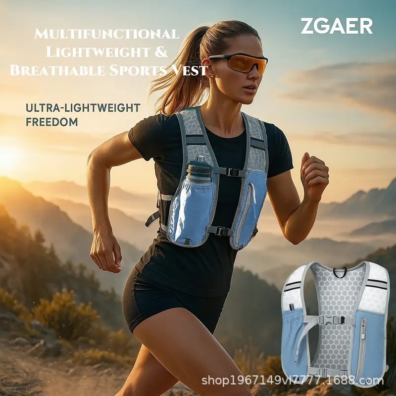 Cross-Border Outdoor Mountaineering and Cycling Bags, Cross-Country Running and Hiking Backpacks, Backpacks for Men and Women, Lightweight Water Bags, Vests