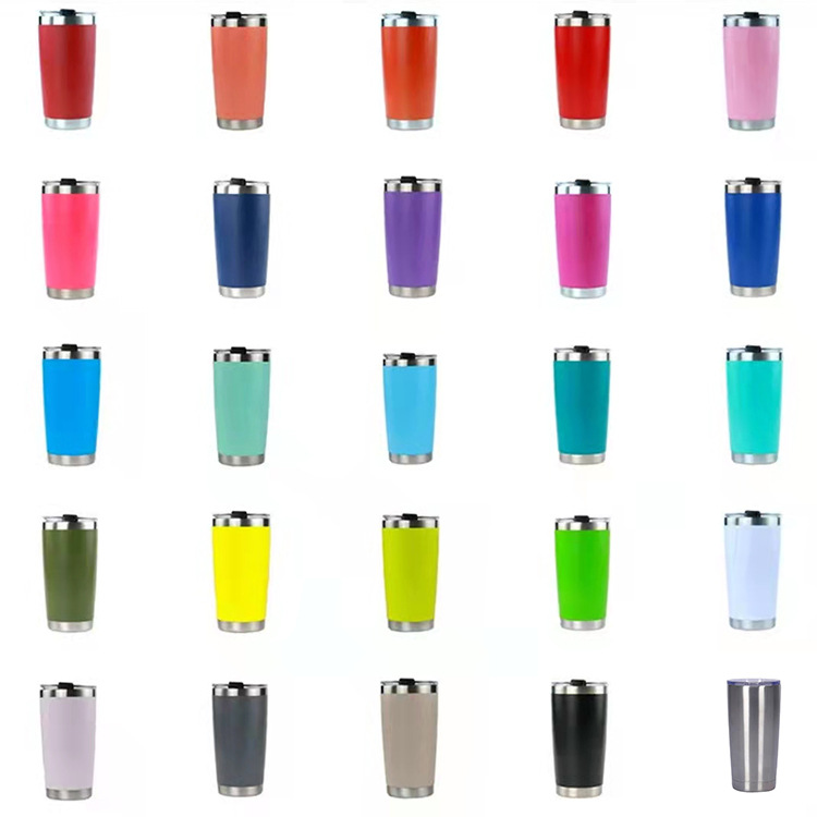 Термос-кубок 20oz из нержавеющей стали 304, двойной вакуум, для автомобиля