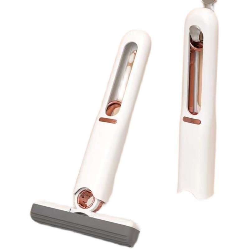 Mini Small Mop Hand-held Hand-free Washing Sponge Absorbent Toilet Kitchen Desktop Lazy People's Special Replacement Cloth