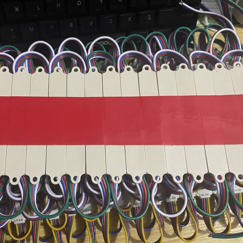 Manufacturer Export Advertising Luminous Character Light Box Acrylic Character Light Source Glue Colorful Rgb Module Led Module