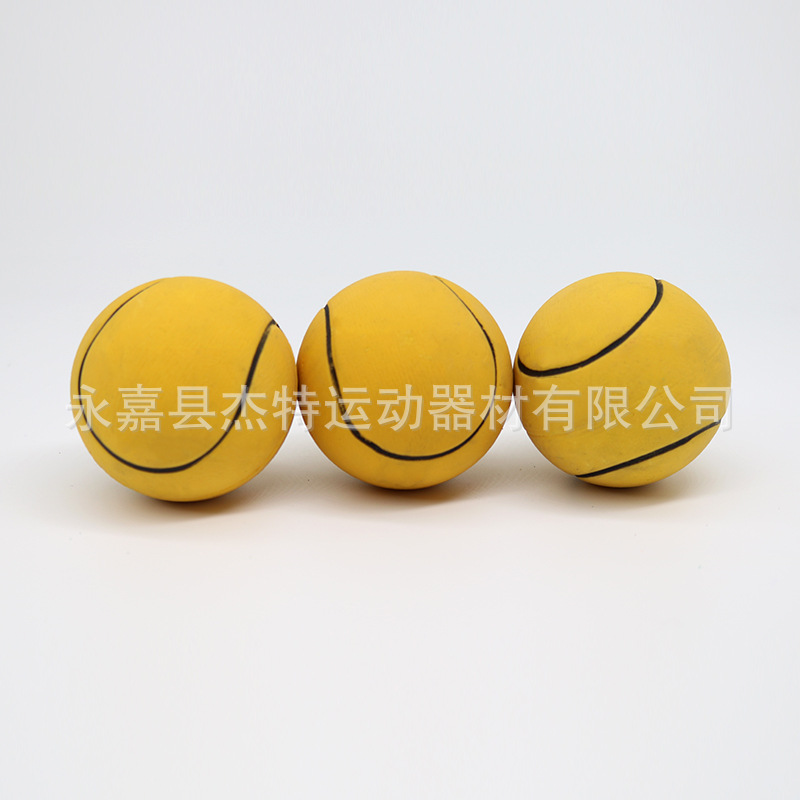 Cross-border explosions 6cm natural rubber foam elastic ball pet dog bite ball throw training toy ball