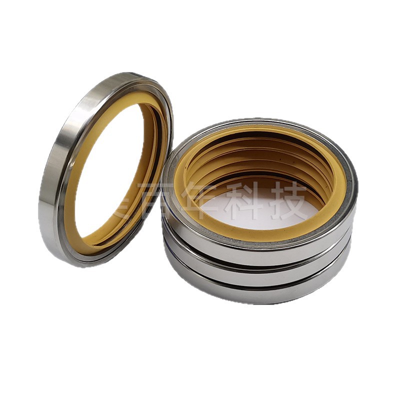 Modified Ptfe Oil Seal Screw Air Compressor Oil Seal Ptfe Rotating Lip Seal Teflon Outer Skeleton Stainless Steel Oil Seal
