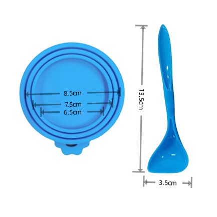 in stock Pet Canned Cover Three-in-One Food Sealed Cover Fresh Keeping Dust Cover Pet Cat Dog Food Silicone Canned Cover