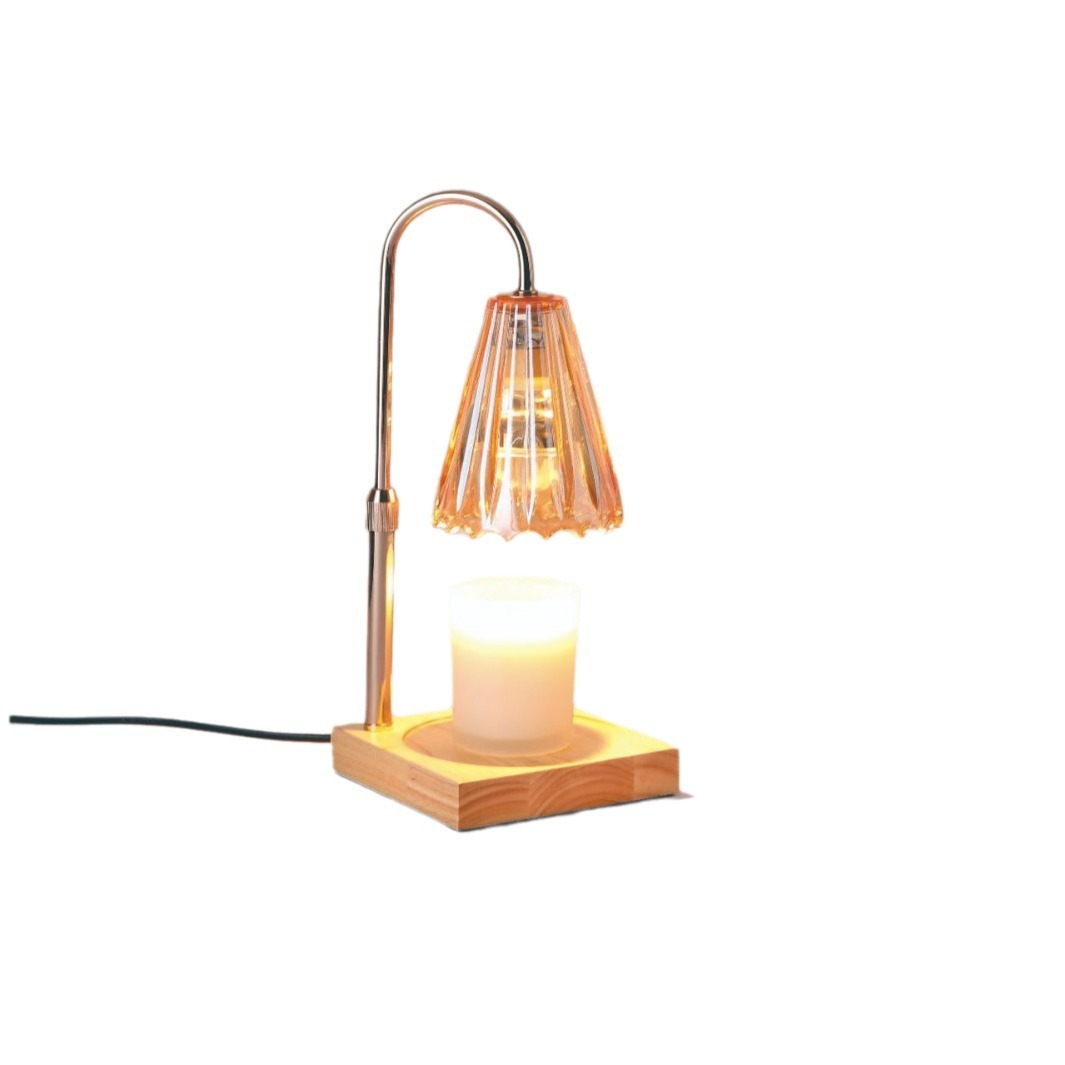 Cross-border Amazon lifting aromatherapy lamp lifting melting wax lamp melting candle lamp timing dimming table lamp household atmosphere lamp