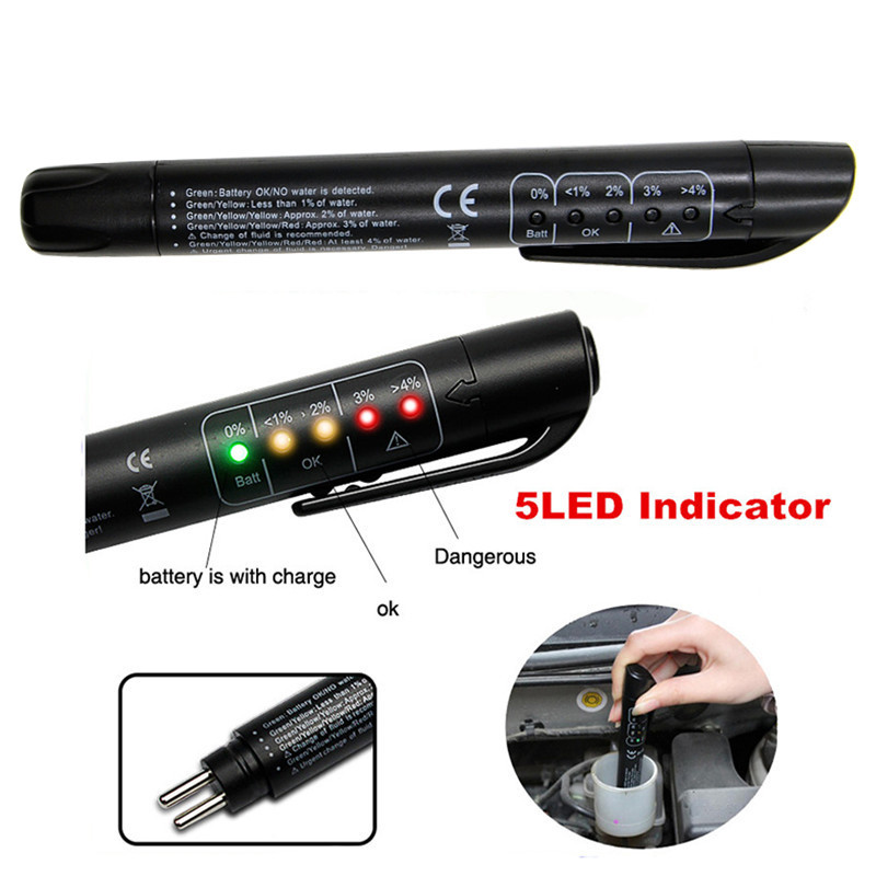 Car Brake Oil Test Pen/brake Fluid Diagnostic Detector DOT3/4/5.1 Test Detection Pen Tester