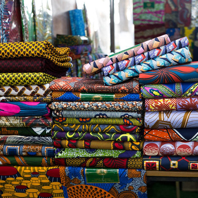 African Grand Super Wax Glitter Cotton African Sprinkled with Gold Batik Cloth