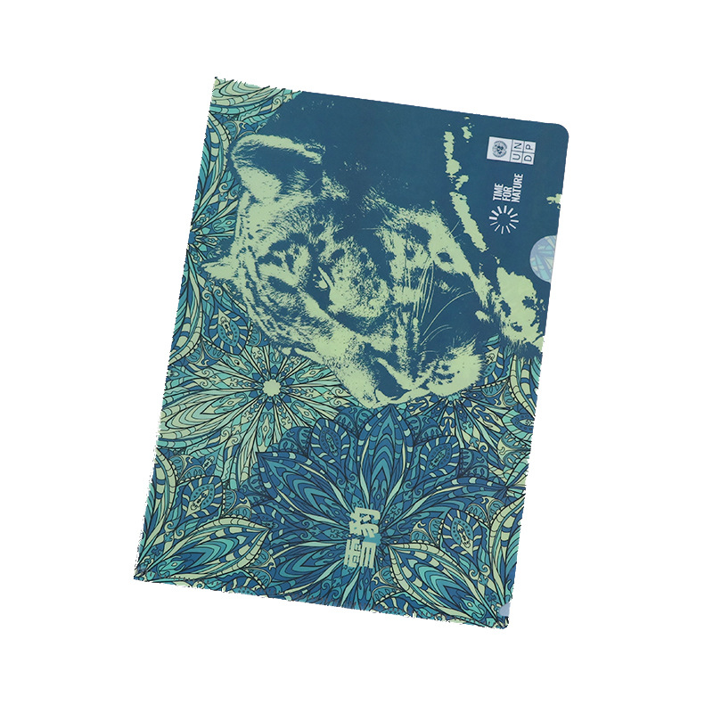 L-type folder wholesale PP single page folder student examination paper file bag a4 office color folder logo printing