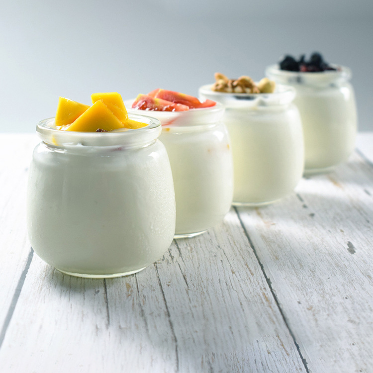 Креативная бутылка для желе, стеклянная чаша для пудинга, йогурт с крышкой, устойчивая к высоким температурам, большая чаша для пудинга