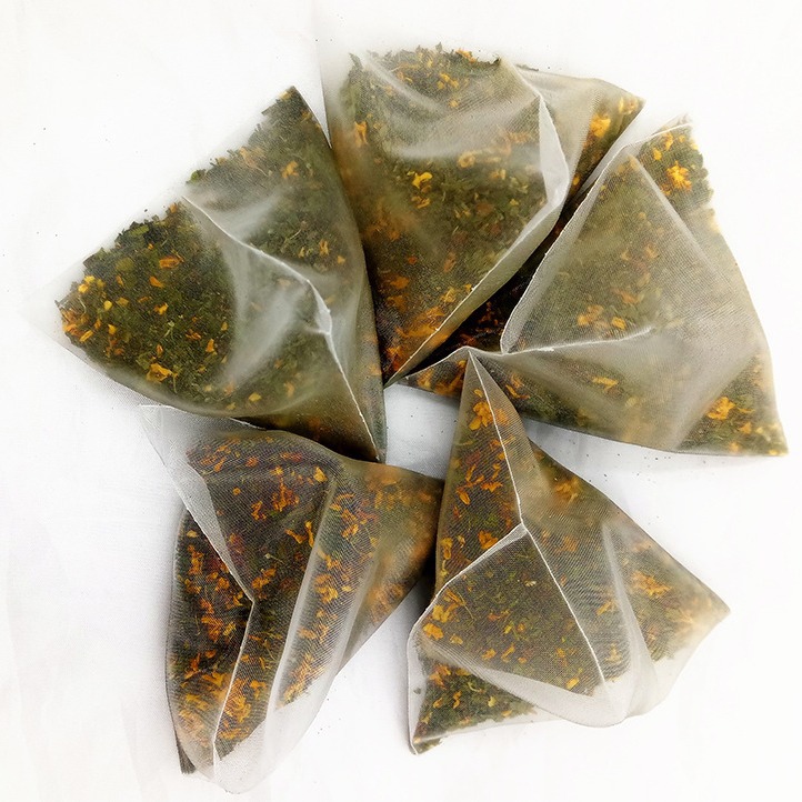 Milk Tea Raw Materials 6g Triangular Bag Longjing Tea Rose Longjing Osmanthus Longjing Rose Pu'er Rose Black Tea