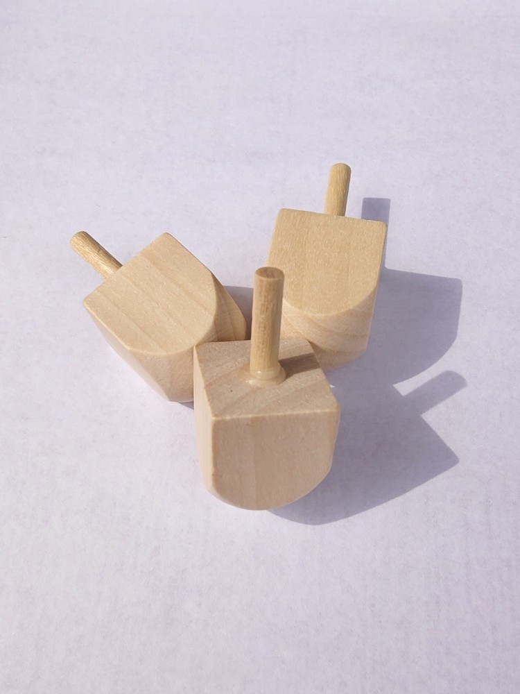 Manufacturer's Spot 1.9*4.15cm Blank Wooden Top Paint-Free DIY Graffiti Creative Hand-Painted Educational Toys