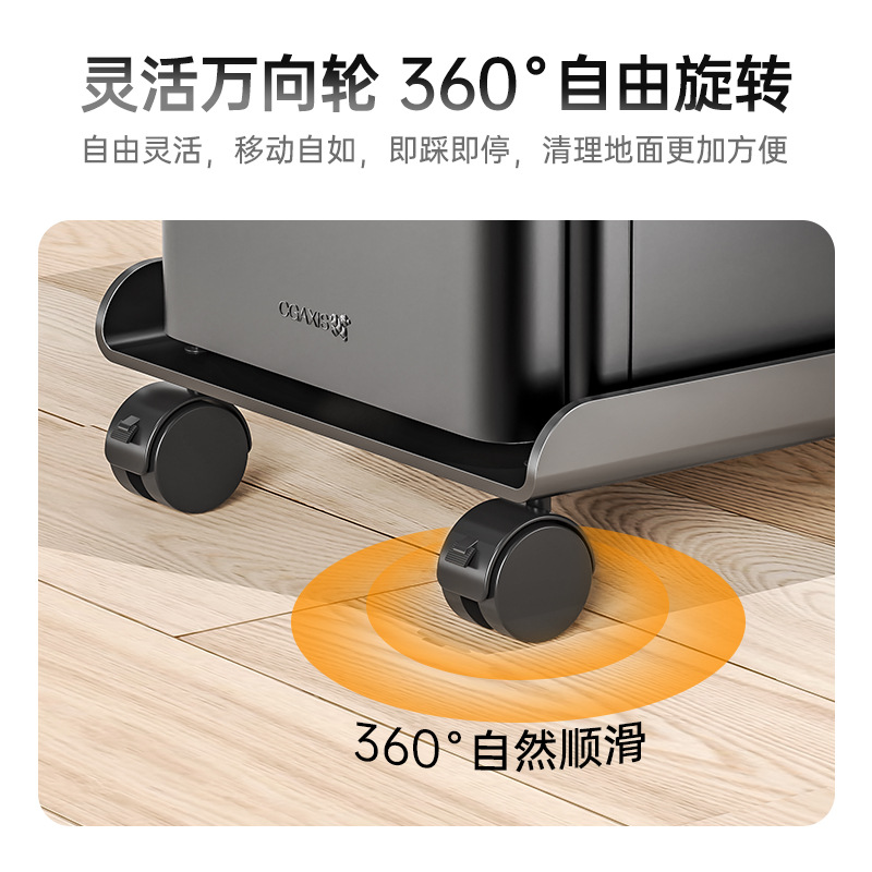 Desktop Computer Host Bracket Base Telescopic Bracket Chassis Tray Pulley Elevated Storage Rack Cross-border Simple