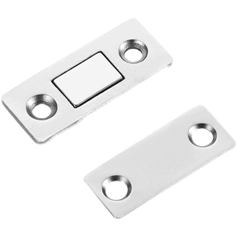 Non-perforated magnetic sliding door wardrobe door self-absorbing magnetic strip patch suction device invisible sliding door magnet strong magnetic door suction