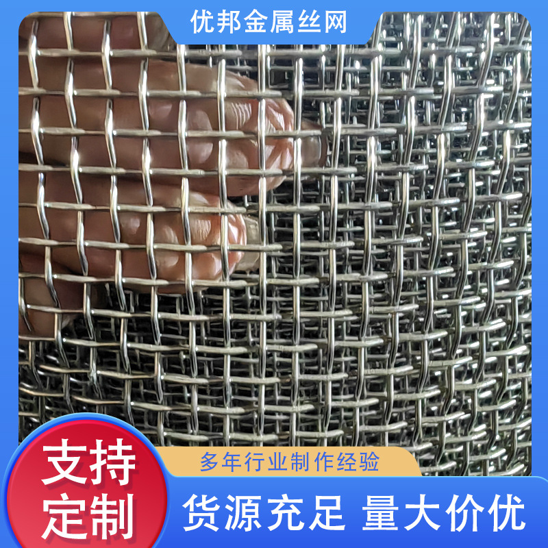 Индивидуальная металлическая сетка из нержавеющей стали 304 с рифленой сеткой, производитель, экран для горных работ