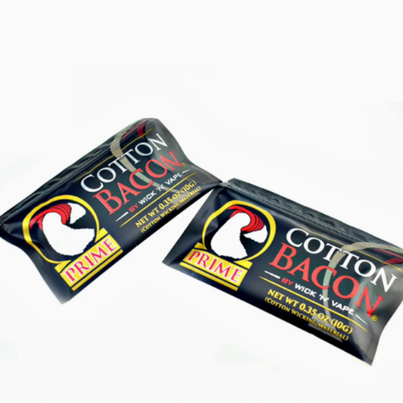 Wholesale Bacon Cotton Bacon 2.0 Natural No Bleach No Odor Organic Oil Guide Oil Storage Gold Standard Cotton