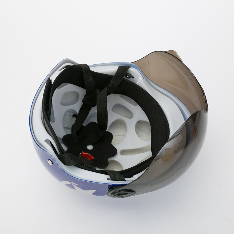 Four Seasons safety protective cap electric motorcycle men and women Summer half helmet adult breathable lightweight helmet