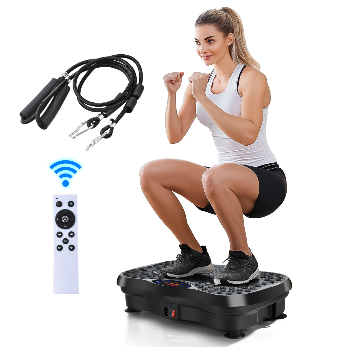 Factory Direct Sales Fat-Burning Machine with Bluetooth Music, Shake Machine, Rhythm Machine, Home Exercise Weight Loss Fitness Equipment