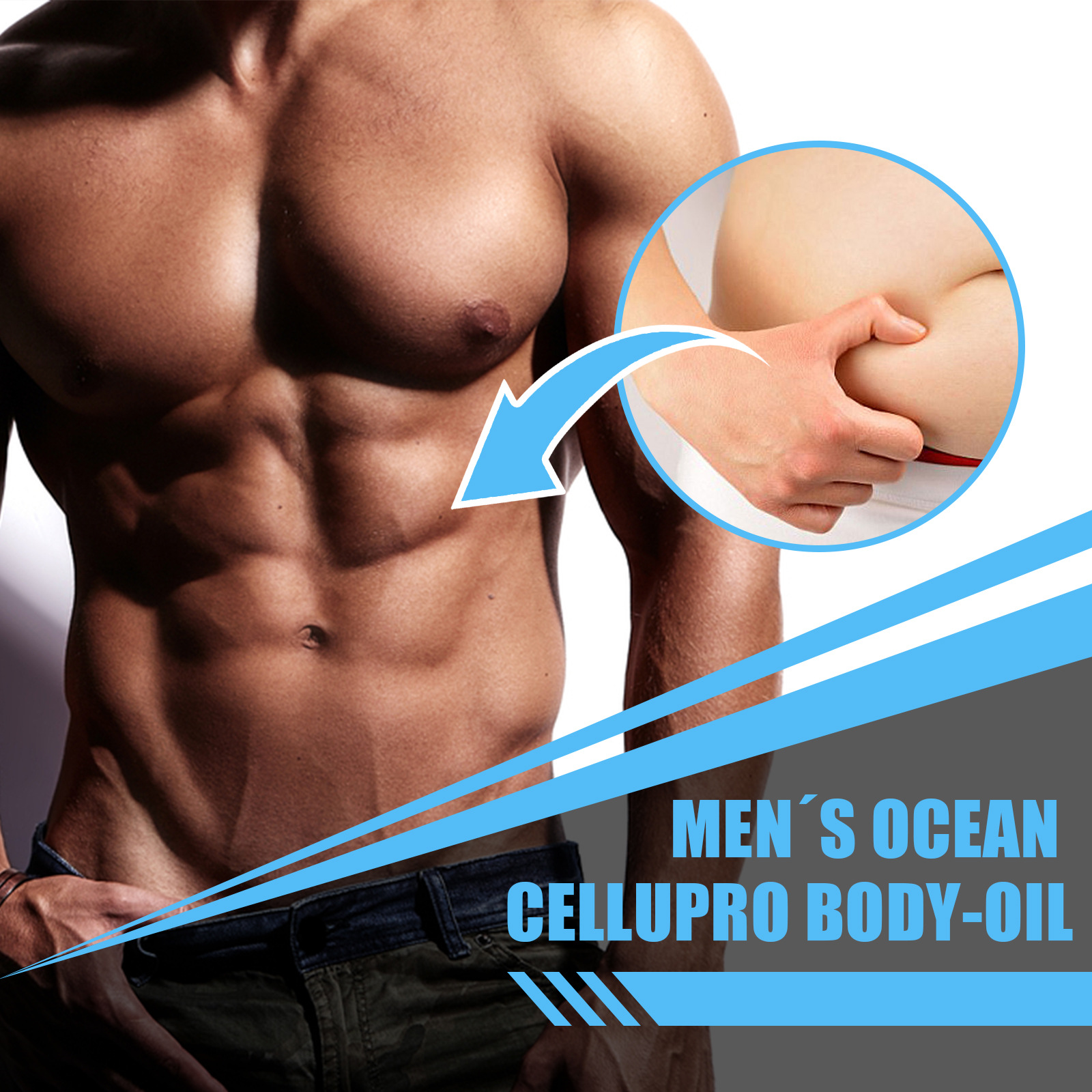 East Moon Men's Firming Body Oil Reinforced Firming Belly Chest Muscle Men's Shaping Abdominal Muscle Oil