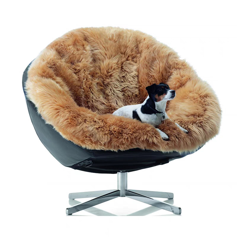 Nordic Designer Creative Simple Backrest Plush Single Sofa Chair Modern Small Apartment Living Room Light Luxury Leisure Chair