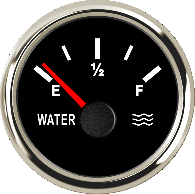 Water level meter round meter head 52mm measuring water tank remaining water volume liquid display liquid level prompt meter manufacturer