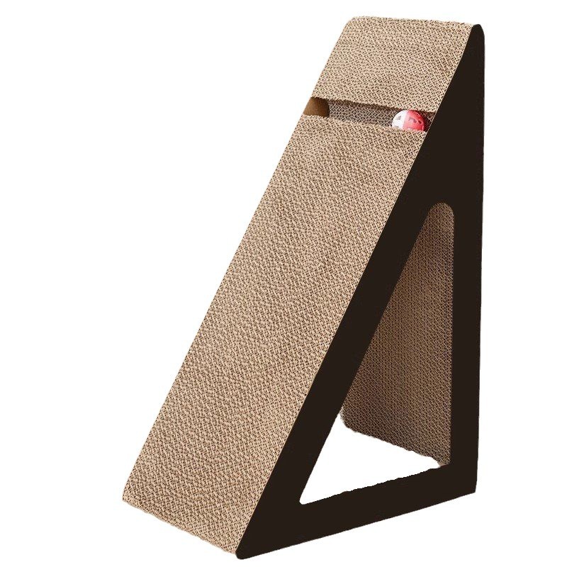 Cat Scratching Board Vertical Triangle Cat Scratching Nest Cat Claw Board Vertical Triangle Corrugated Paper Material Cat Toy