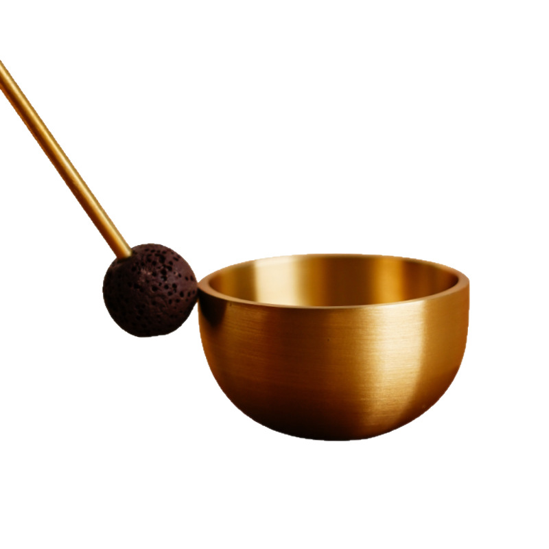 Mini Singing Bowl, Fragrant Singing Bowl, Brass Buddha Sound Bowl, Yoga Meditation Bowl