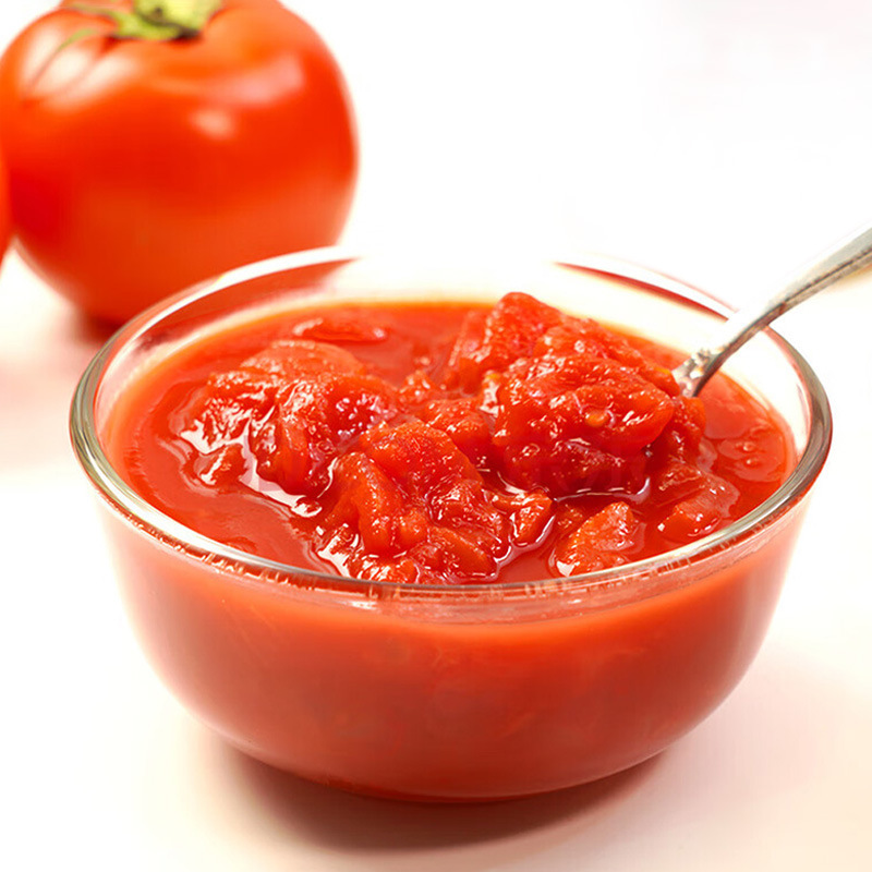 Xinjiang specialty Xi Yu diced tomato canned fresh tomato pieces tomato sauce household commercial stir-fry 0 fat