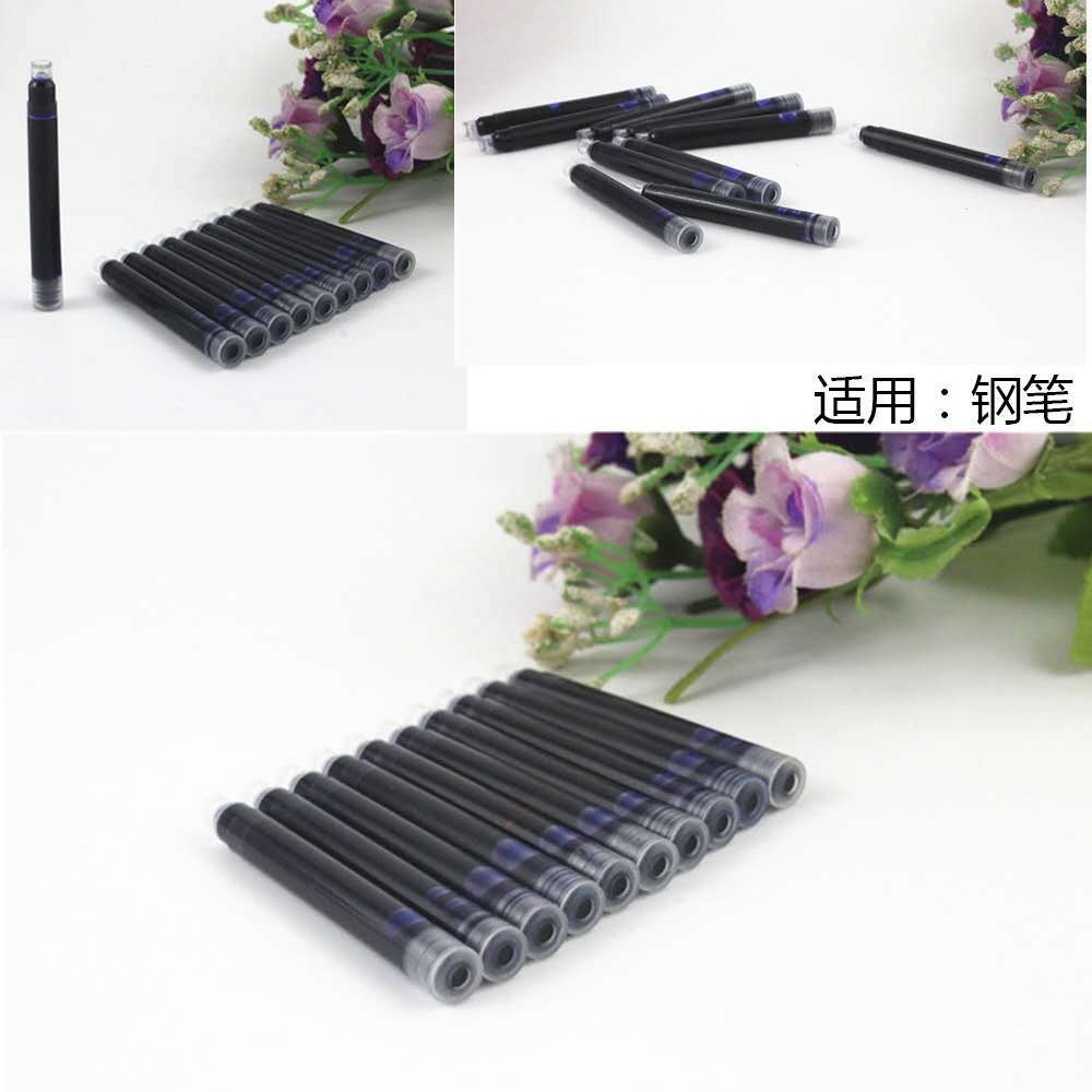 Ink Sac Wholesale Universal 3.4mm Student Pen Brush Replaceable Black Pure Blue Red Ink Pen Accessories