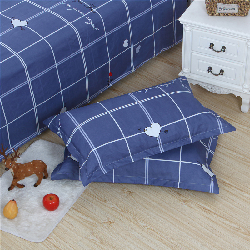 Pillowcase Pillowcase Adult Sanding Single Student Pillowcase Single Double Student Dormitory Cross-border Hair