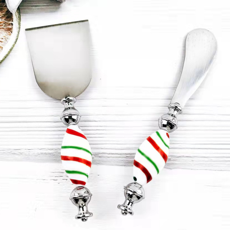 Cross-Border Tableware Set, Knife, Fork, Spoon, Beaded Stainless Steel Kitchen Utensils, Letter Opener, European Style Western Food Supplies