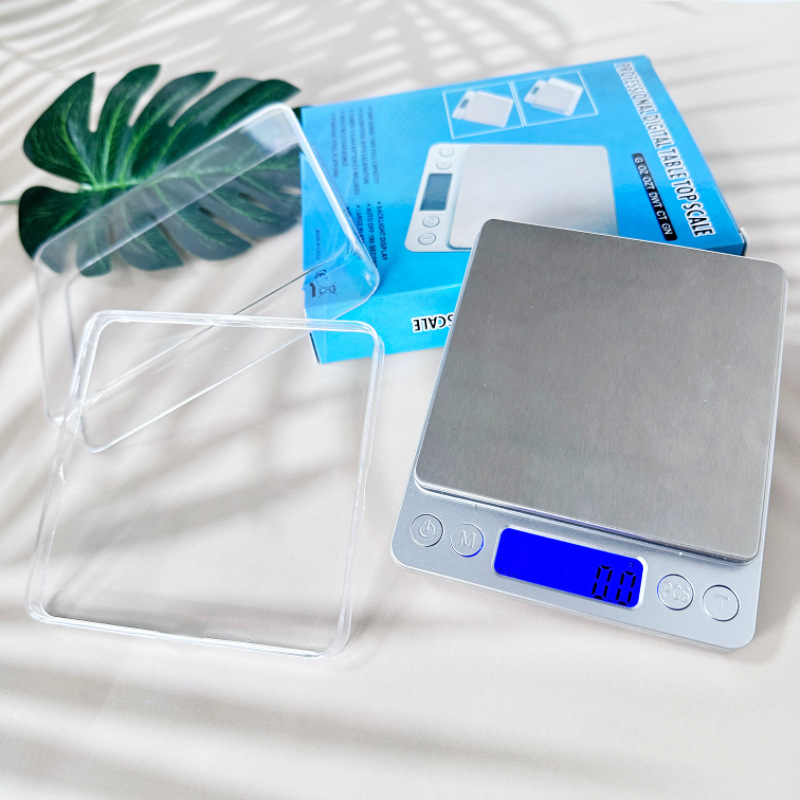 I2000 Kitchen Scale Household Digital Scale Jewelry Scale High Precision 0.01g Scale Stainless Steel Food Scale Cross-Border Hot Sale