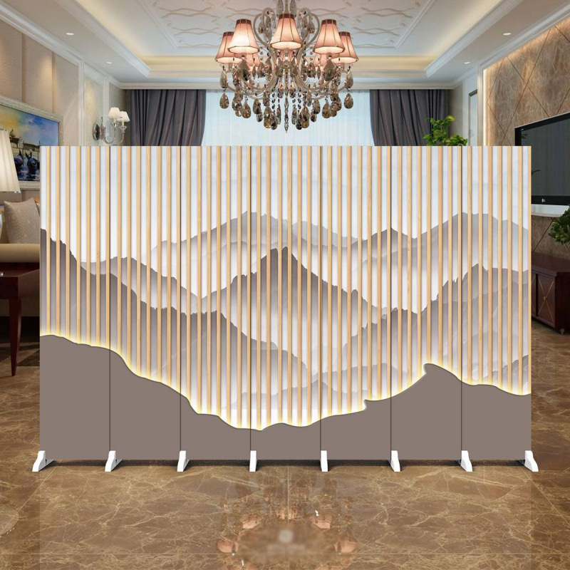 Новая китайская перегородка для гостиной, блокировка, отель, спальня, офис, простой домашний складной экран, съемный